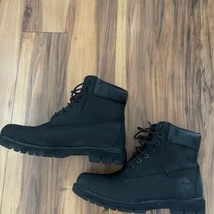 Mens Timberland Black Lace up Waterproof boot